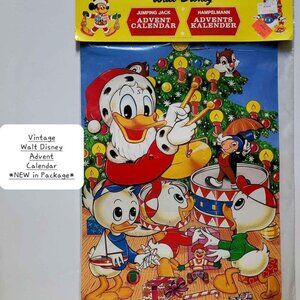 Vintage Walt Disney Advent Calendar *NEW in Package*